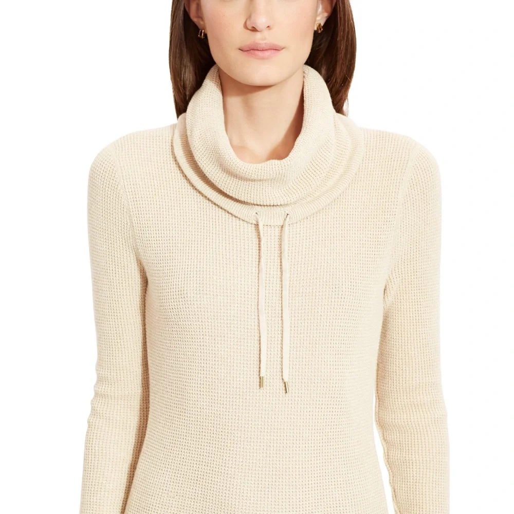 Ralph Lauren Waffle Knit Sweater Dress - Picture 2 of 16